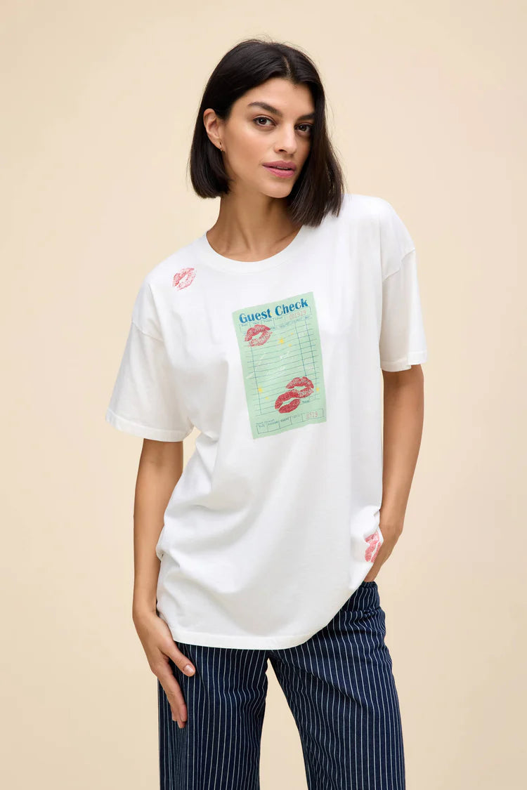Guest Check Merch Tee – Motel Therapy